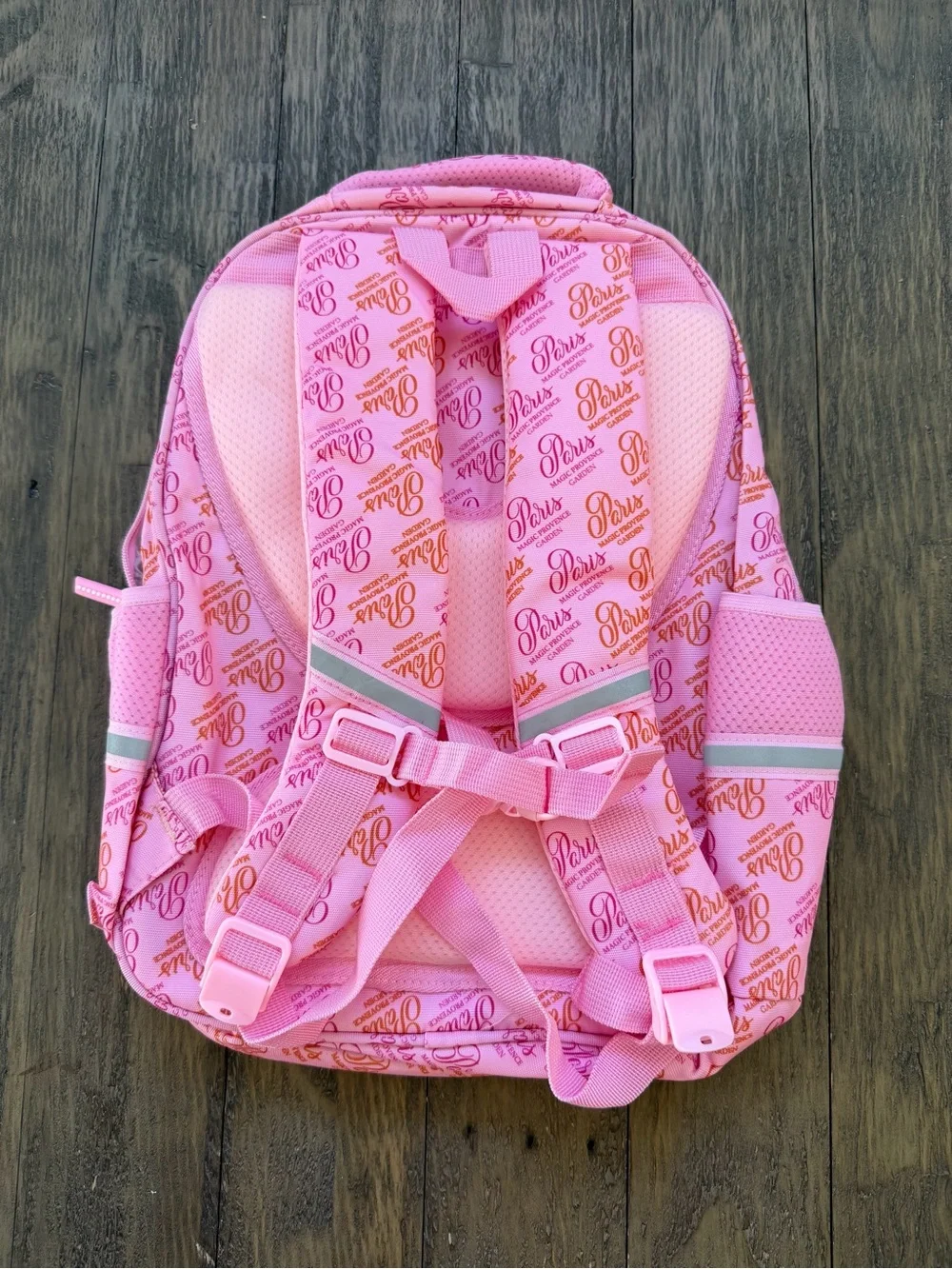 Kids Pink Paris Backpack New